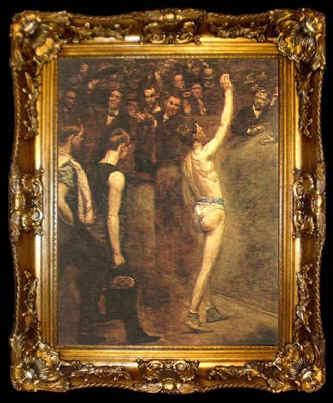 framed  Thomas Eakins Salutat, ta009-2